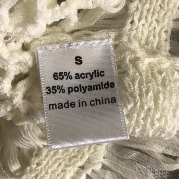 Cut25 open macrame pullover sweater S - Picture 14 of 16